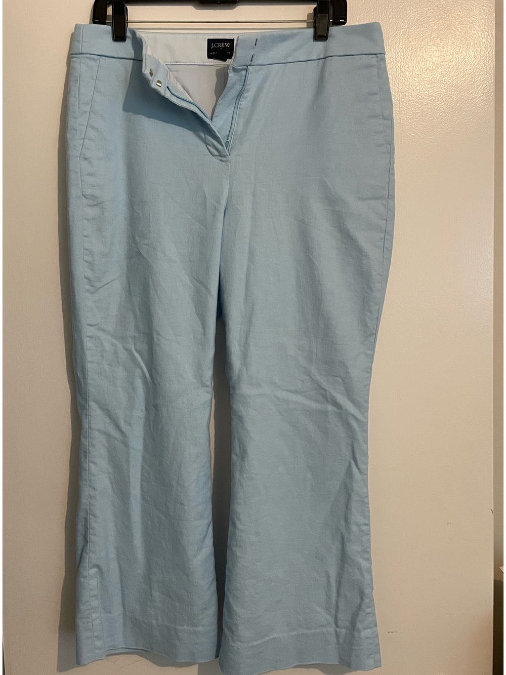 J Crew Factory Kelsey Pant (Size 10) Fully Lined - BABY BLUE Color